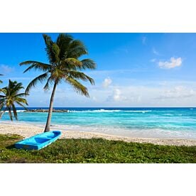 Tulum Beach and Boat 3249 Wallpaper Wall Mural