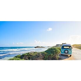 Tulum Beach VW Van 6142 Wallpaper Wall Mural