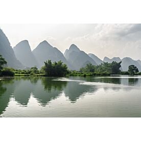 Karst Mountains and Li River Guilin 0379 Wallpaper Wall Mural