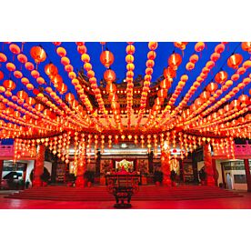 Lanterns at Thean Hou Temple Malaysia 3277 Wallpaper Wall Mural