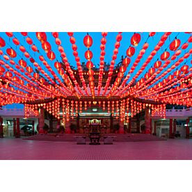 Lanterns at Thean Hou Temple Malaysia 9359 Wallpaper Wall Mural