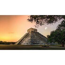 Chichen Itza Pyramid Sunset 8159 Wallpaper Wall Mural