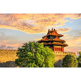 Forbidden City Watchtower 0393 Wallpaper Wall Mural