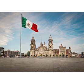 Mexico City Zocalo Square 1709 Wallpaper Wall Mural