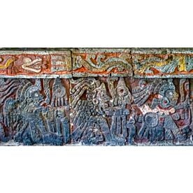 Templo Mayor Aztec Eagle Warriors 6556 Wallpaper Wall Mural