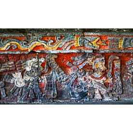 Templo Mayor Aztec Eagle Warriors 7021 Wallpaper Wall Mural