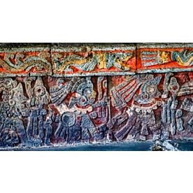 Templo Mayor Aztec Eagle Warriors 7592 Wallpaper Wall Mural