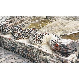 Templo Mayor Aztec Stone Snake 7602 Wallpaper Wall Mural