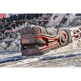 Templo Mayor Aztec Stone Snake 8048 Wallpaper Wall Mural