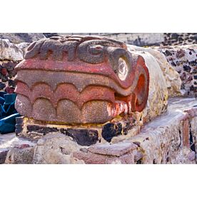 Templo Mayor Aztec Stone Snake 8158 Wallpaper Wall Mural