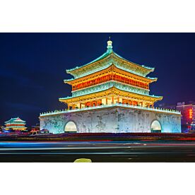 Pagodas of Xian City China Wallpaper Wall Mural