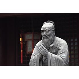 Confucius Statue at Shanghai China Wallpaper Wall Mural