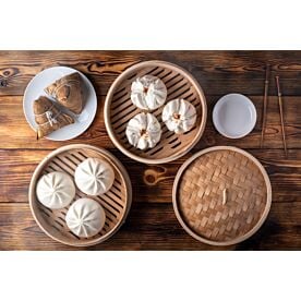 Chinese Steamed Buns Wallpaper Wall Mural