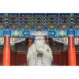 Confucius Statue at Beijing Temple 6233 Wallpaper Wall Mural