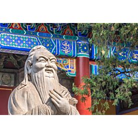 Confucius Statue at Beijing Temple 6239 Wallpaper Wall Mural