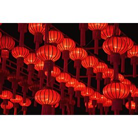 Chinese New Year Lanterns 9709 Wallpaper Wall Mural