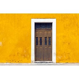 Izamal Yellow Wall and Door 8993 Wallpaper Wall Mural