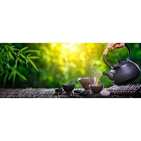 Chinese Tea and Bamboo 1291 Wallpaper Wall Mural