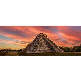 Chichen Itza Sunset 4445 Wallpaper Wall Mural