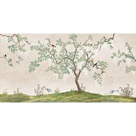 Flowering Tree with Birds 5547 Wallpaper Wall Mural