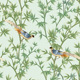 Birds and Bamboo 1190 Wallpaper Wall Mural