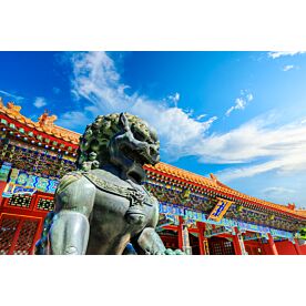 Bronze Lion at Summer Palace Beijing 8530 Wallpaper Wall Mural