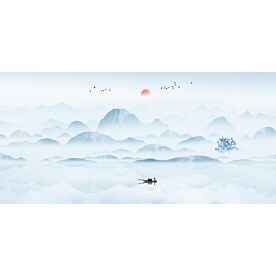 Chinese Landscape Ink Wash Painting 6308 Wallpaper Wall Mural