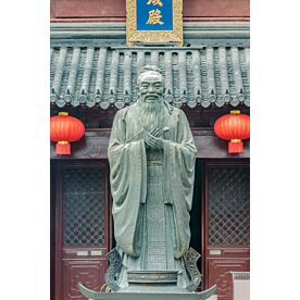 Largest Statue of Confucius in China Wallpaper Wall Mural