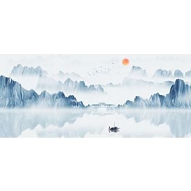 Chinese Landscape Ink Wash Painting 0353 Wallpaper Wall Mural