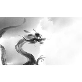 Ink Wash Dragon 8786 Wallpaper Wall Mural