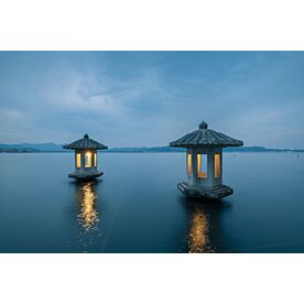 West Lake Stone Lanterns of Hangzhou 5543 Wallpaper Wall Mural