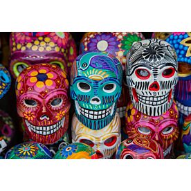 Sugar Skull Masks 0709 Wallpaper Wall Mural