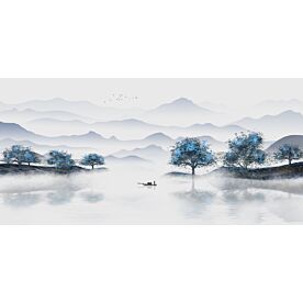 Modern Abstract Chinese Ink Wash Landscape 3126 Wallpaper Wall Mural