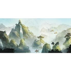 Modern Abstract Chinese Ink Wash Landscape 1073 Wallpaper Wall Mural