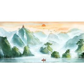 Modern Abstract Chinese Ink Wash Landscape 6859 Wallpaper Wall Mural