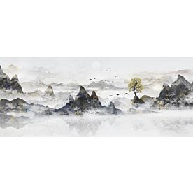 Modern Abstract Chinese Ink Wash Landscape 1364 Wallpaper Wall Mural