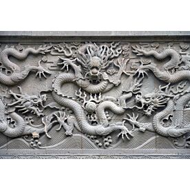 Chinese Dragon Stone Relief 2219 Wallpaper Wall Mural