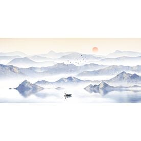 Modern Abstract Chinese Ink Wash Landscape 4963 Wallpaper Wall Mural