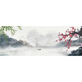 Modern Abstract Chinese Ink Wash Landscape 6059 Wallpaper Wall Mural