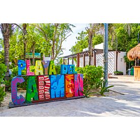 Playa del Carmen Welcome 0098 Wallpaper Wall Mural