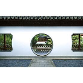 Chinese Garden Doorway 0238 Wallpaper Wall Mural