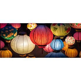 Chinese Lanterns 9869 Wallpaper Wall Mural