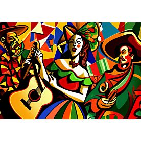 Mexican Flamenco Dancers 1653 Wallpaper Wall Mural