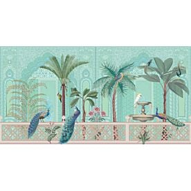 Palace Garden and Birds 8142 Wallpaper Wall Mural