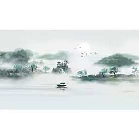 Modern Abstract Chinese Ink Wash Landscape 3048 Wallpaper Wall Mural