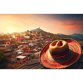 Sombrero Sunset 5475 Wallpaper Wall Mural