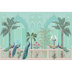 Palace Garden and Birds 2129 Wallpaper Wall Mural