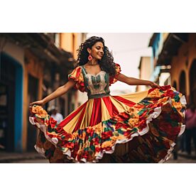 Mexican Folk Dancer 4081 Wallpaper Wall Mural