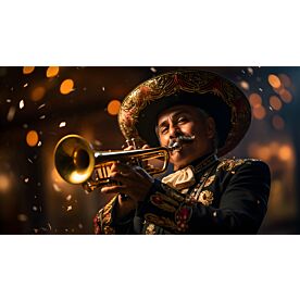 Mariachi Musician 2043 Wallpaper Wall Mural