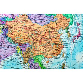 China on Globe 8280 Wallpaper Wall Mural